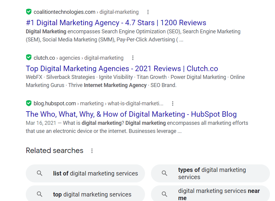 google results without ads