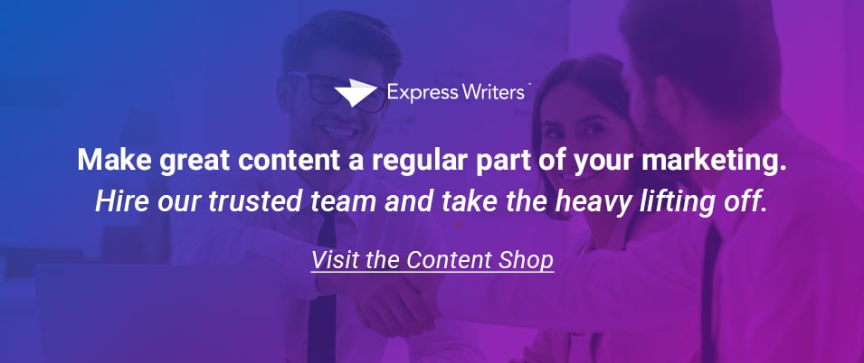 content marketing CTA