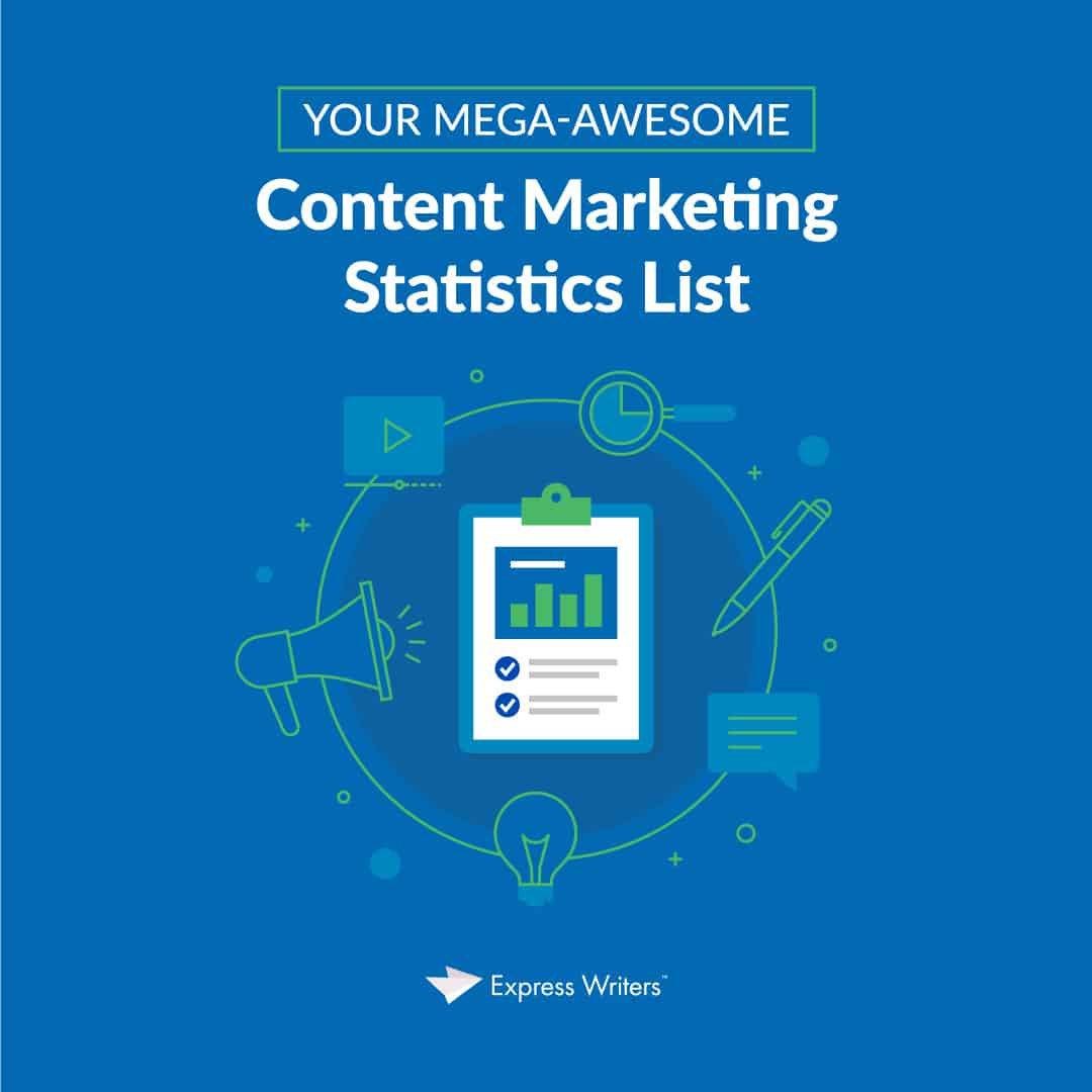 Content marketing statistics list