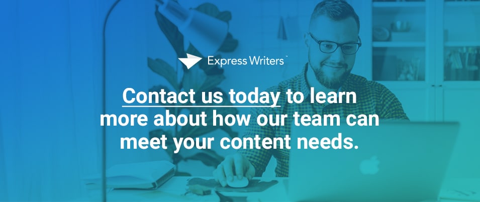 Contact our team of expert content writers