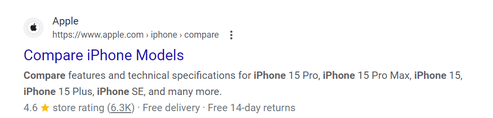 A Meta Description that Matches Search Intent 